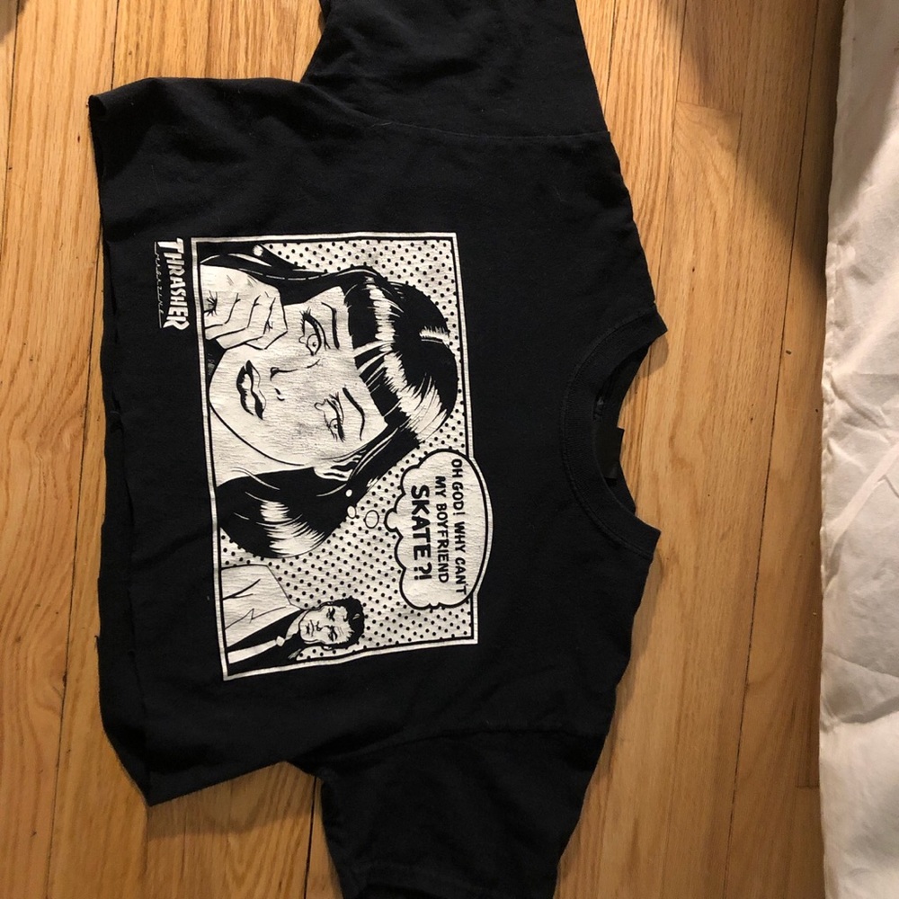 Thrasher crop tshirt